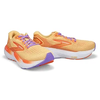 Womens  Glycerin 21 Lace Up Performance Sneaker - Orange/Lavender/White