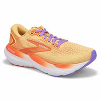 Womens  Glycerin 21 Lace Up Performance Sneaker - Orange/Lavender/White