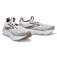 Womens Glycerin StealthFit 21 Lace Up Performance Sneaker - White/Grey/Black