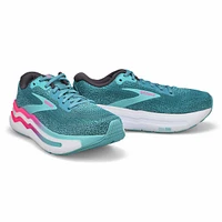 Womens Ghost Max 2 Lace Up Sneaker - Storm Blue/Knockout Pink/Aqua