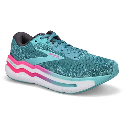 Womens Ghost Max 2 Lace Up Sneaker - Storm Blue/Knockout Pink/Aqua