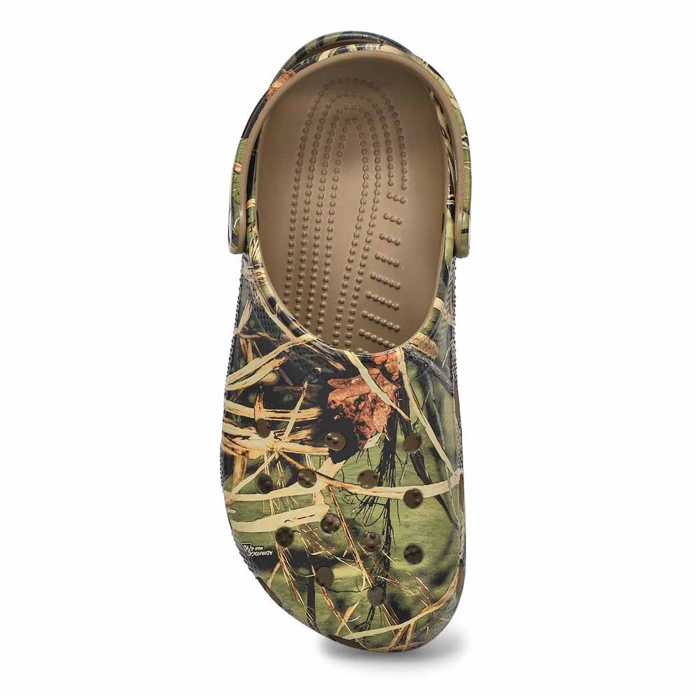 Mens Classic Realtree EVA Clog - Khaki