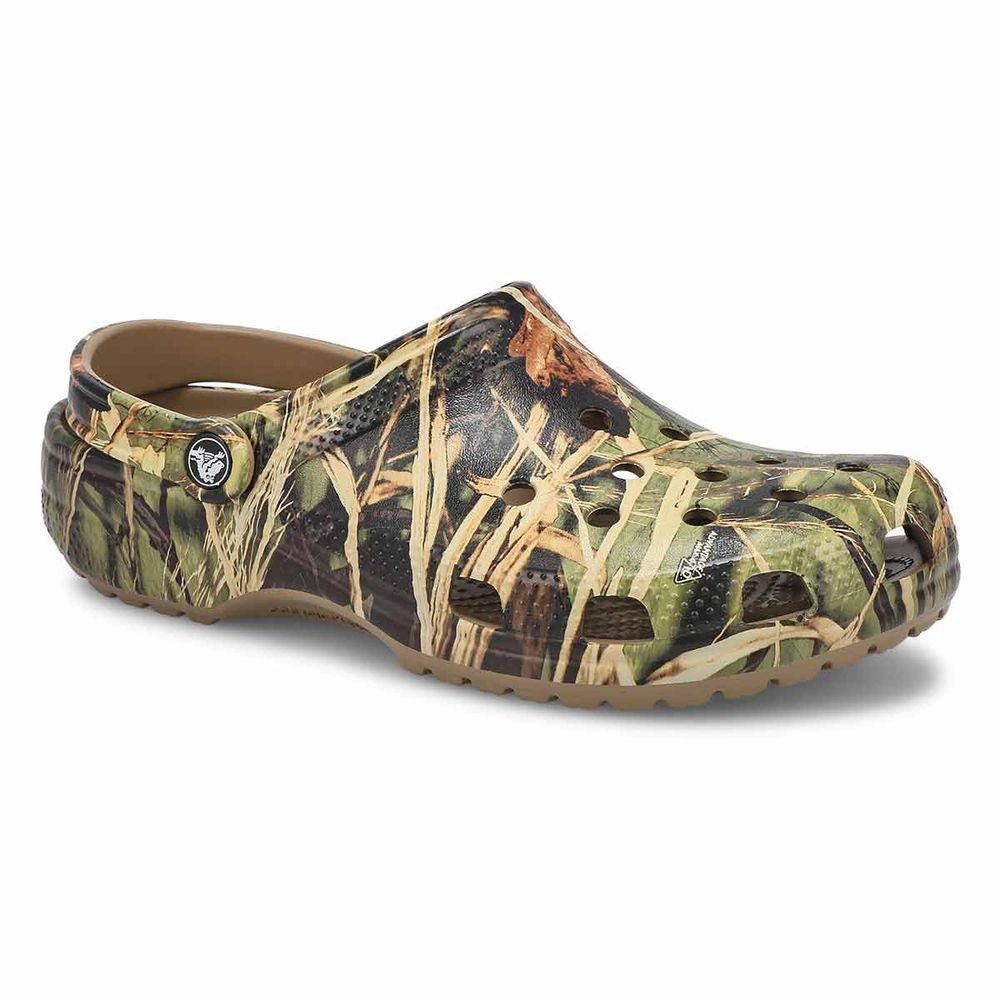 Mens Classic Realtree EVA Clog - Khaki