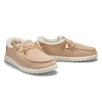 Womens Wendy Corduroy Casual Shoe - Cream