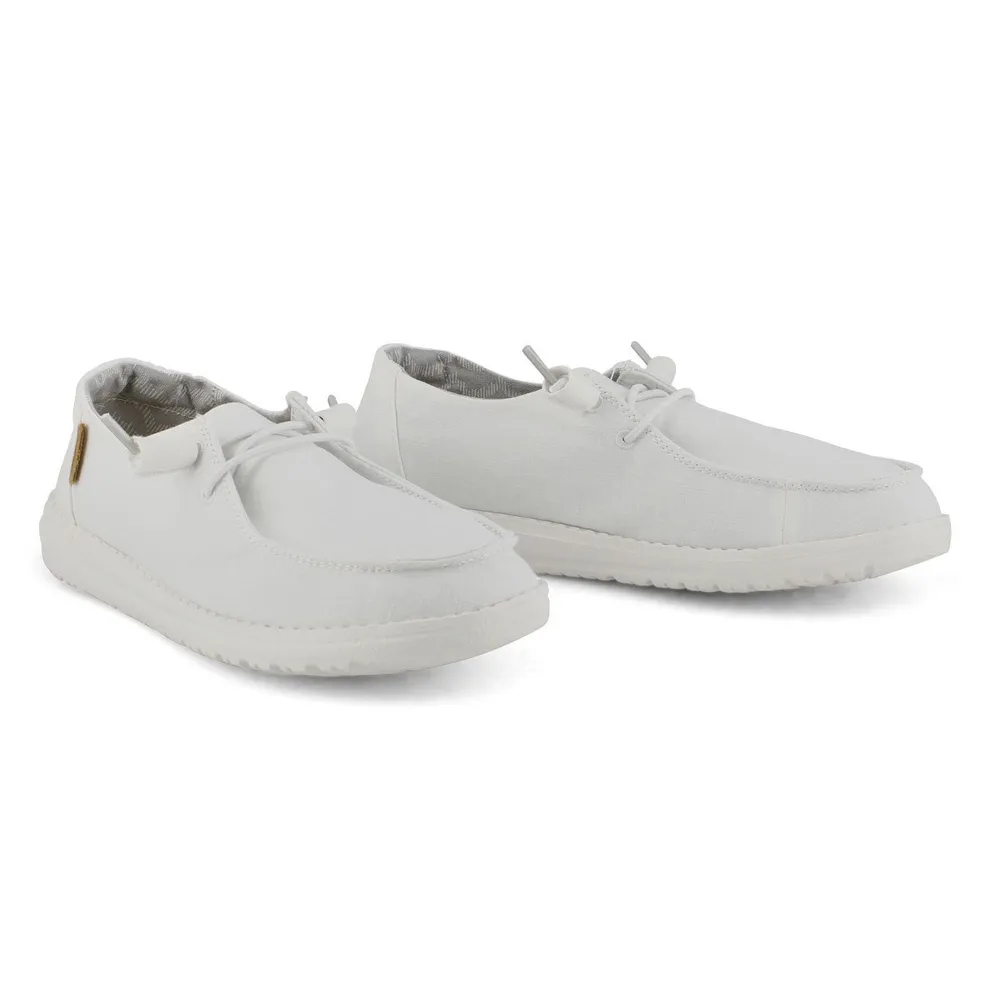 Womens Wendy Chambray Casual Shoe - White