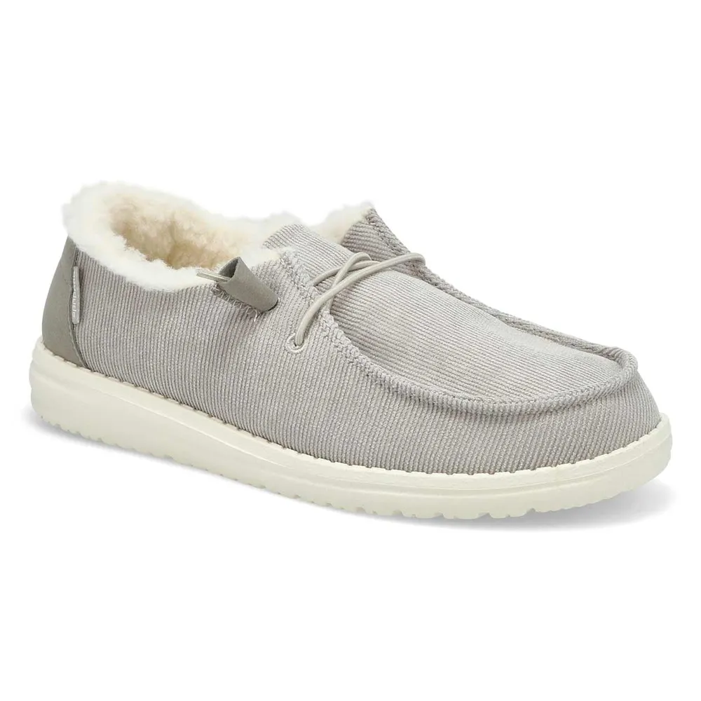 HEYDUDE Women's Wendy Chambray Casual Shoe Woven Onyx 8 Medium US :  : Clothing, Shoes & Accessories