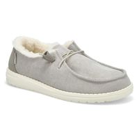 Womens Wendy Corduroy Casual Shoe - Grey