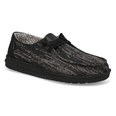 Womens Wendy Casual Shoe - Black Marble