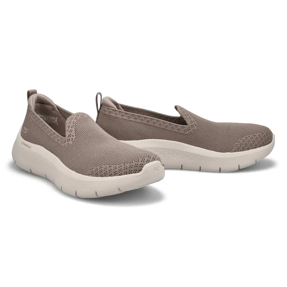 Womens Go Walk Flex Slip On Sneaker - Taupe