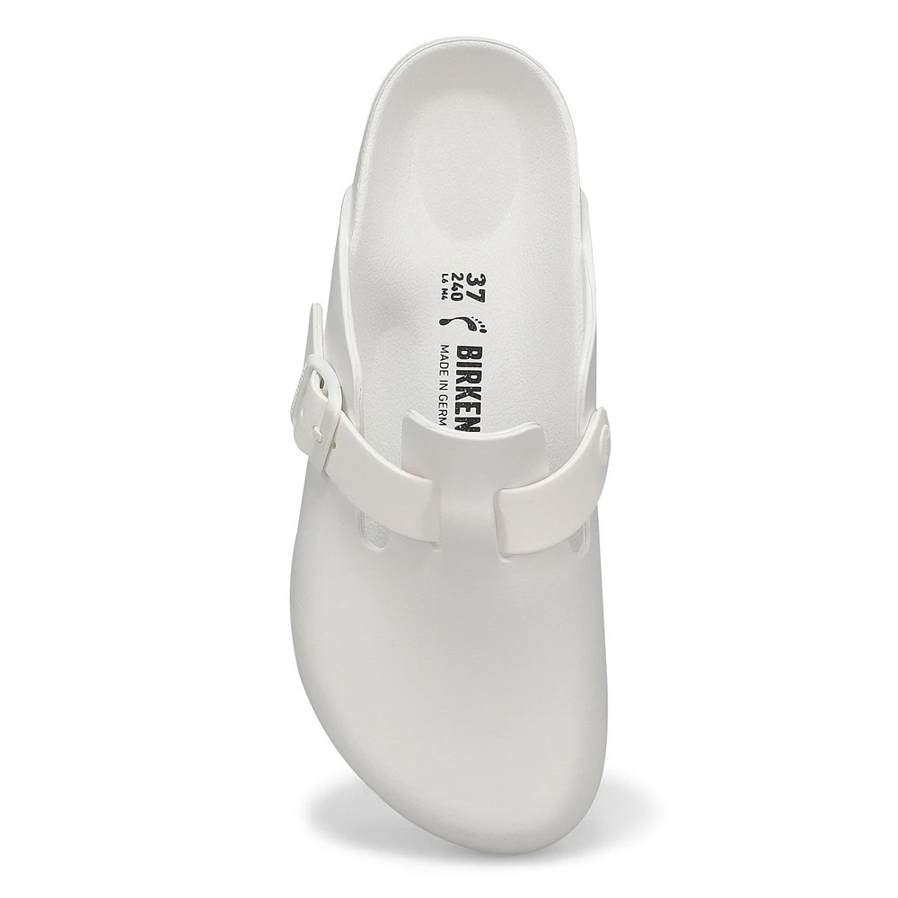 Womens Boston EVA Narrow Clog - White