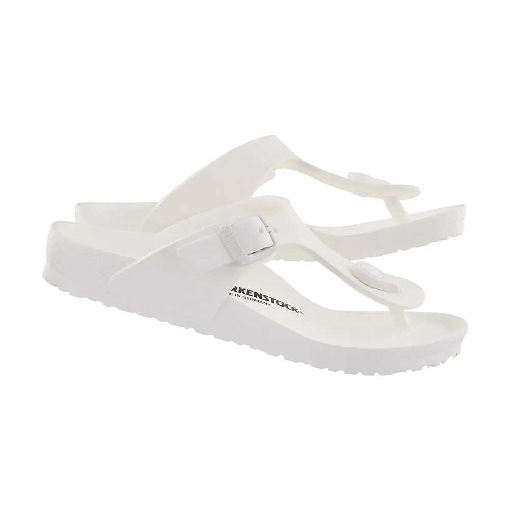Girls Gizeh EVA Narrow Thong Sandal  - White