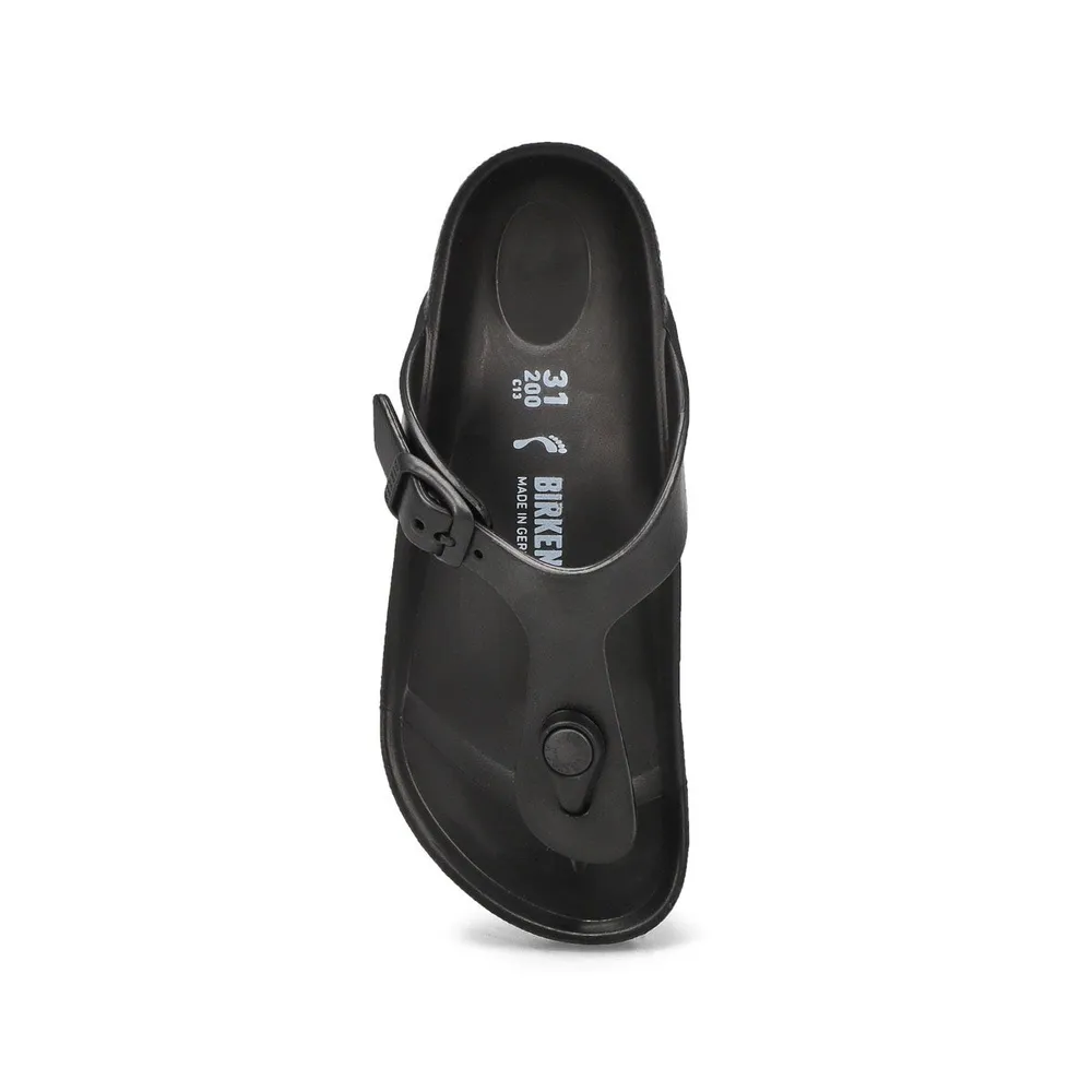 Girls Gizeh EVA Narrow Thong Sandal - Black