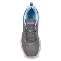 Womens Go Run Lite Sneaker - Grey/Light Blue