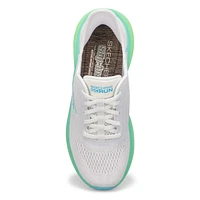 Womens Max Cushioning Elite 2.0 Slip-Ins Performance Sneaker - White/Blue