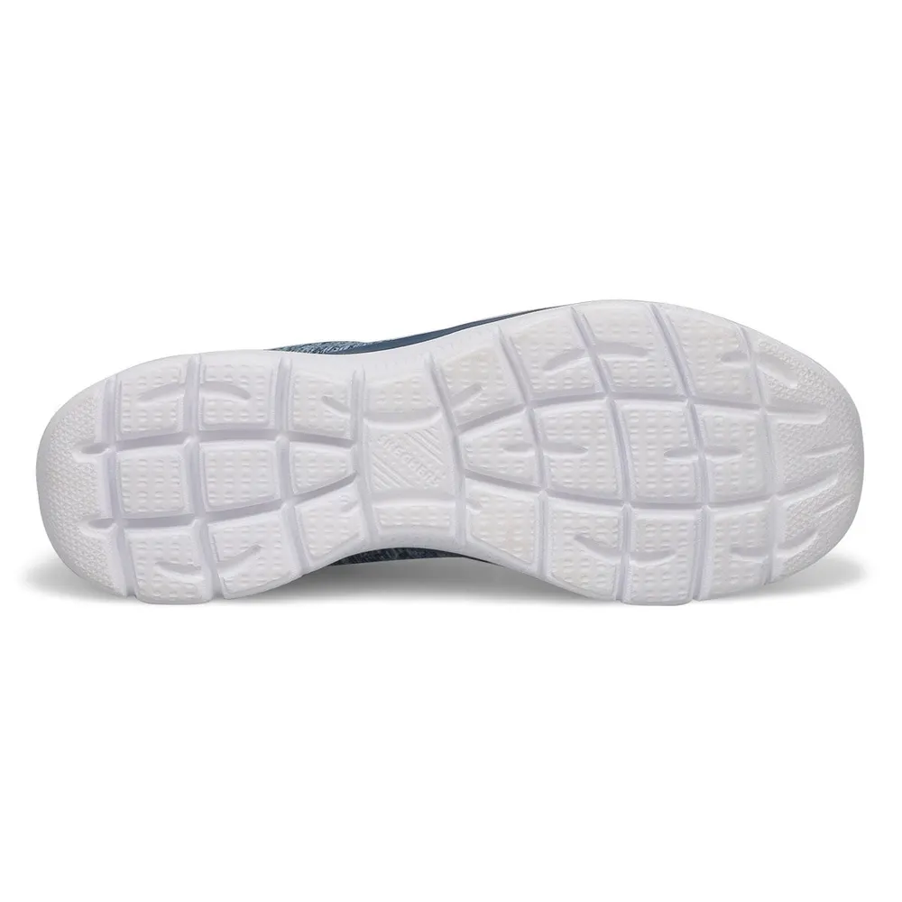 Womens Quick Getaway Slip On Sneaker - Navy/Purple