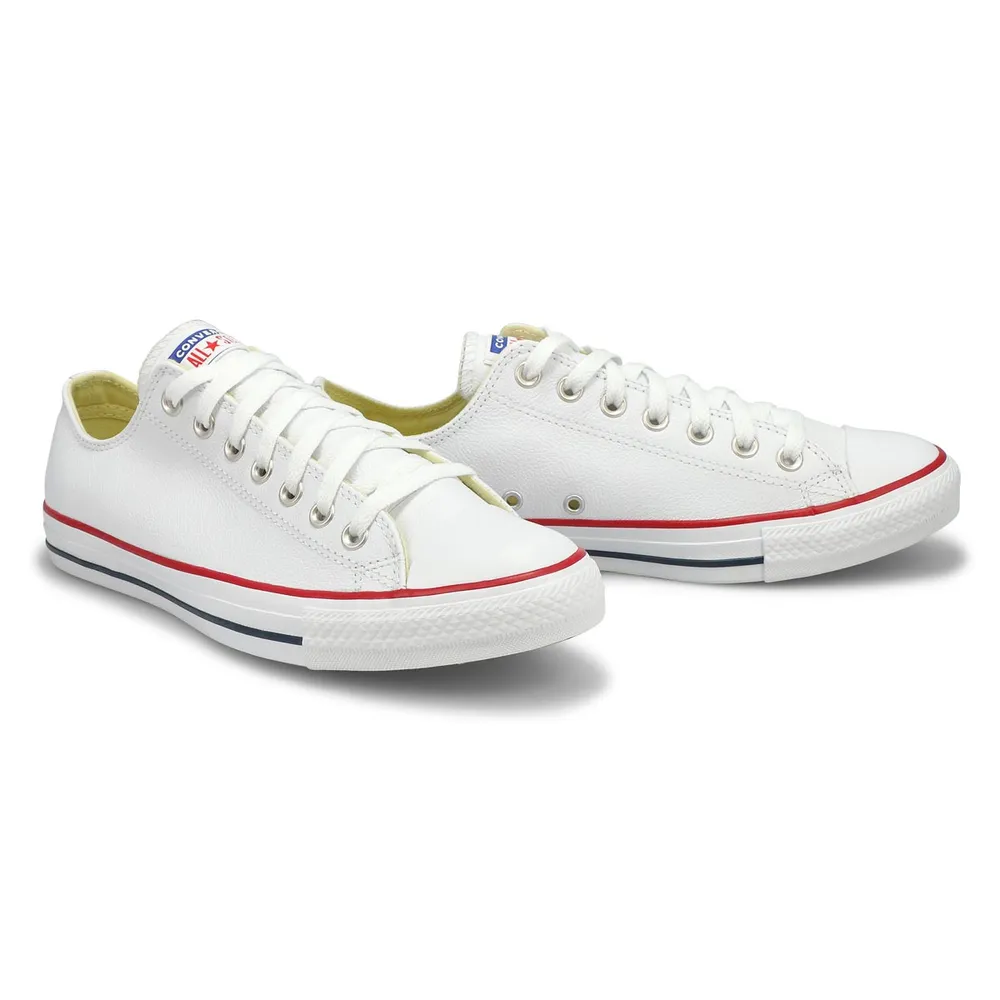 Mens Chuck Taylor All Star Leather Sneaker - White