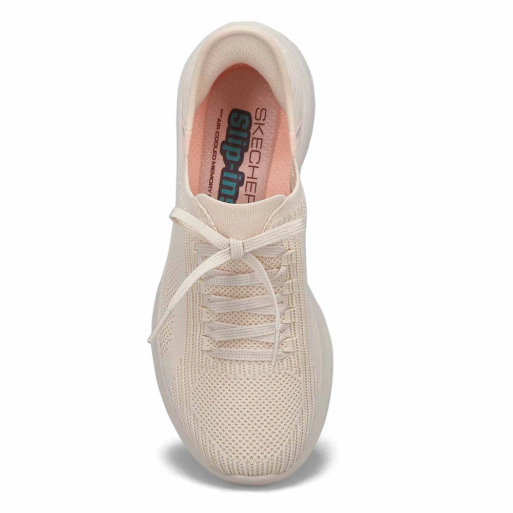 Womens Ultraflex 3.0 Slip-Ins Sneaker - Natural