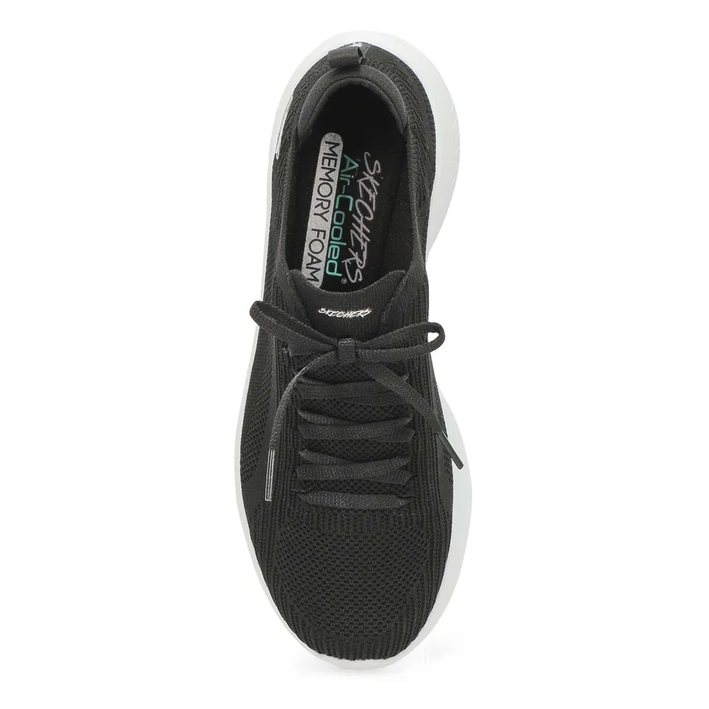 Womens Ultra Flex 3.0 Slip On Sneakr - Black