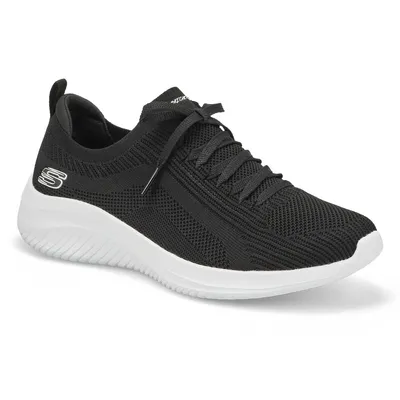 Womens Ultra Flex 3.0 Slip On Sneakr - Black