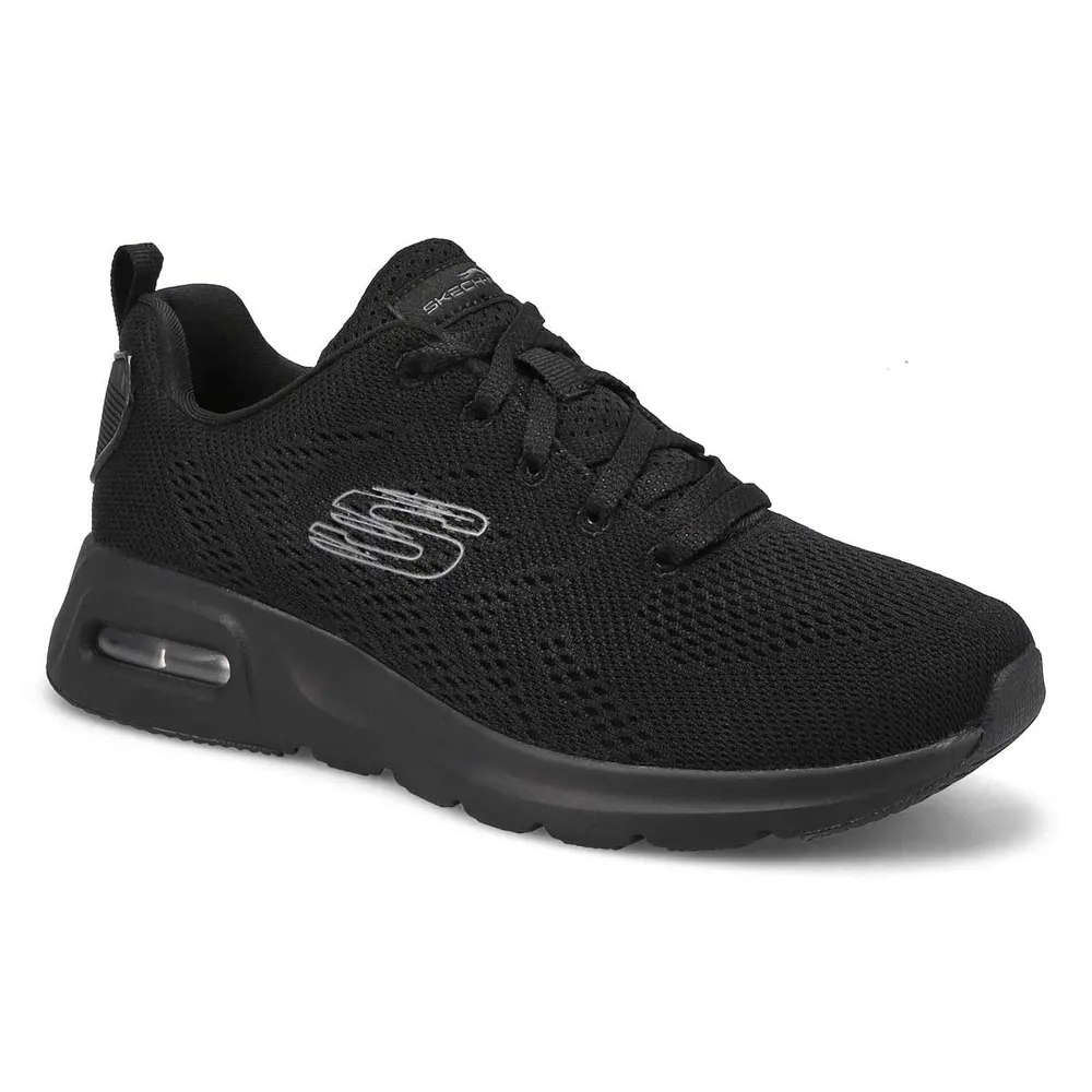 Womens Skech-Air Court Slick Avenue Sneaker - Black