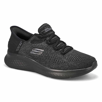 Womens Skech-Lite Pro Natural Beauty Lace Slip-Ins Sneaker - Black