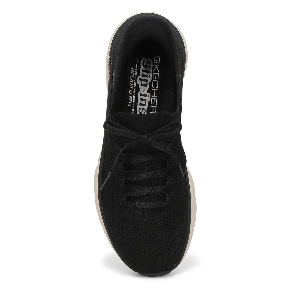 Womens Dlux Walker 2.0 Slip-Ins Sneaker - Black/Tan