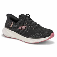 Womens Edgeride Slip-Ins Sneaker - Black/Pink