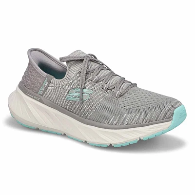 Womens Edgeride Slip-Ins Sneaker - Grey/Turquoise