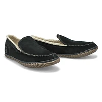 Mens Dude Moc Slipper - Black