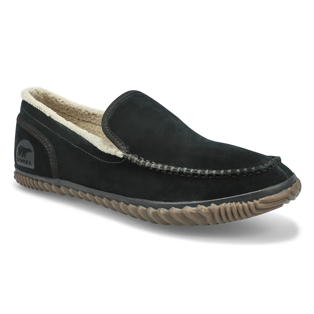 Mens Dude Moc Slipper - Black