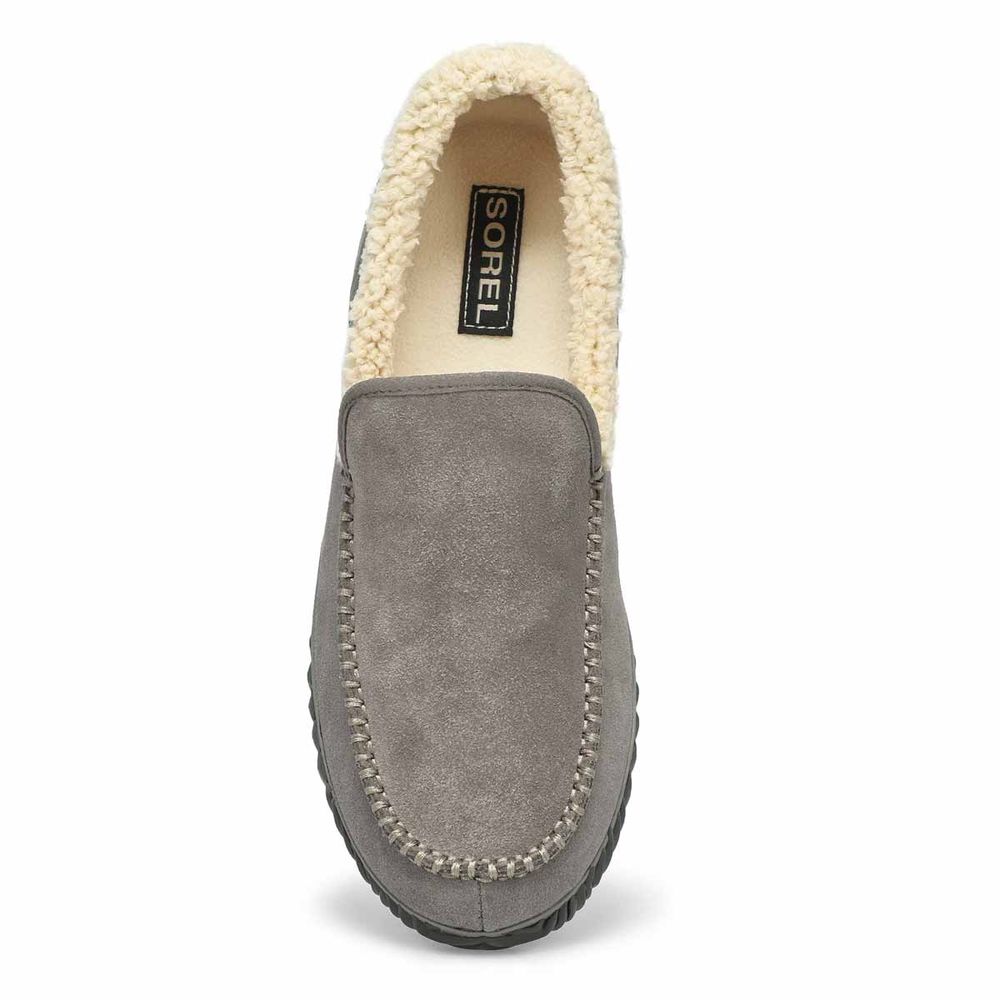 Mens Dude Moc Slipper - Quarry