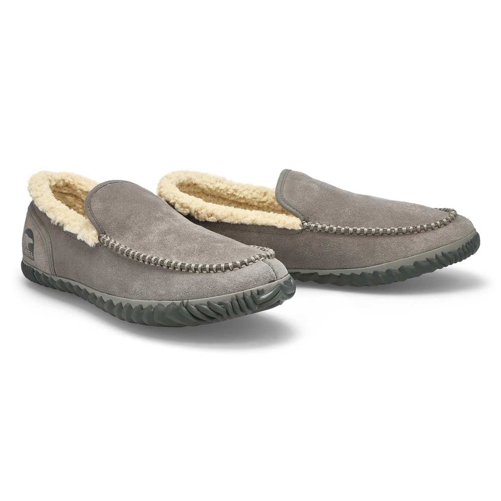 Mens Dude Moc Slipper - Quarry