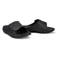 Mens Ooahh Sport Flex Sandals -  Matte Black