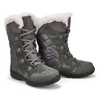 Womens Ice Maiden II Lace Up Waterproof Boot - Grey