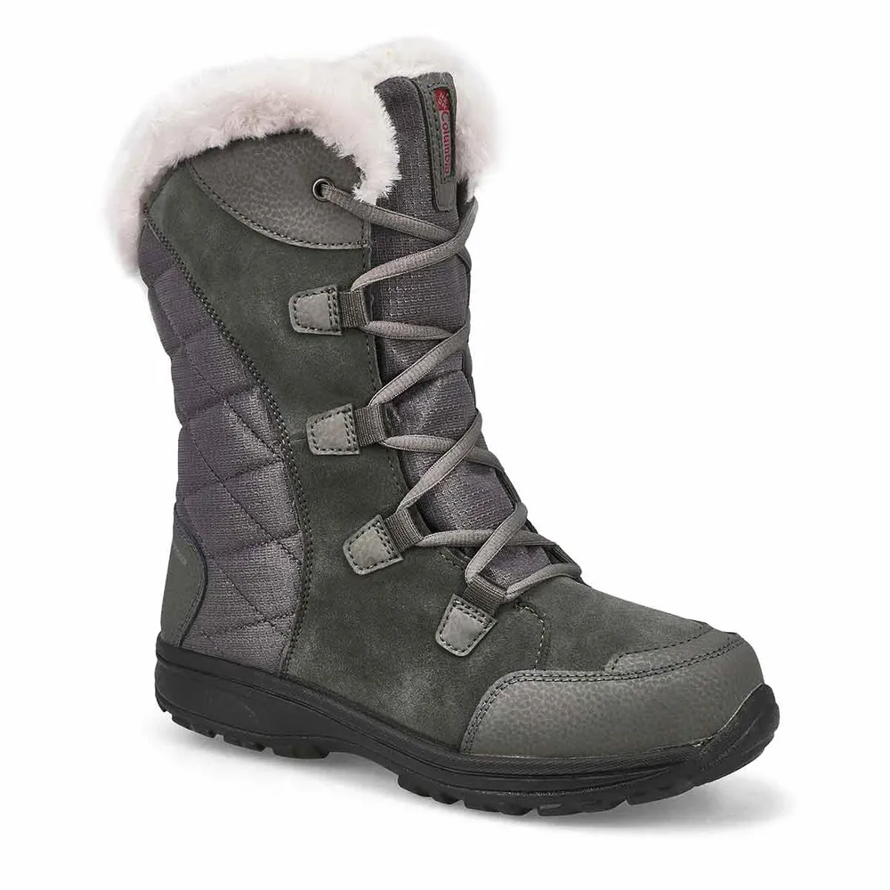 Womens Ice Maiden II Lace Up Waterproof Boot - Grey