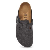 Womens Boston Narrow Wool Clog - Arthracite