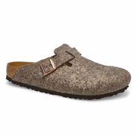 Mens Boston Wool Casual Clog - Cacao