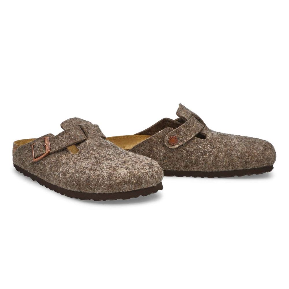 Womens Boston Wool Narrow Clog - Cocoa