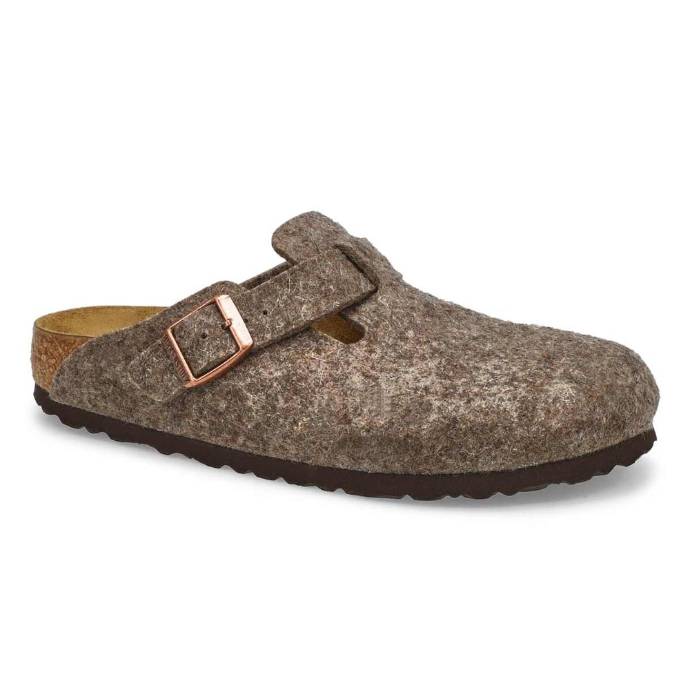 Womens Boston Wool Narrow Clog - Cocoa