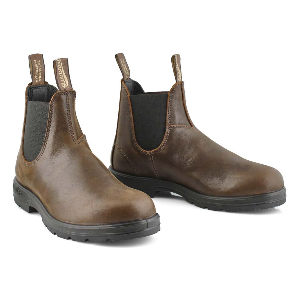 Unisex 1609 Classic Chelsea Boot - Antique Brown