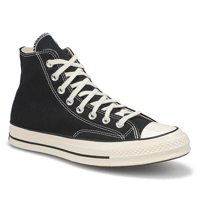 Mens Chuck 70 Hi Top Sneaker - Black/Black/Egret