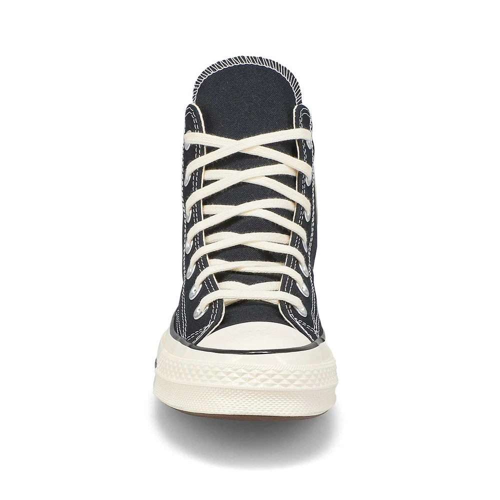 Womens Chuck 70 Hi Top Sneaker - Black/Black/Egret