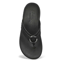 Womens  Arch Fit Maui Thong Sandal - Black