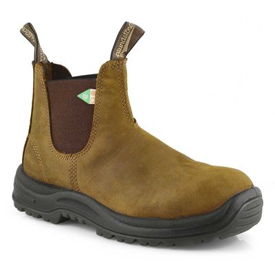 Unisex 164 CSA Slip On Work Boot - Crazy Horse Brown