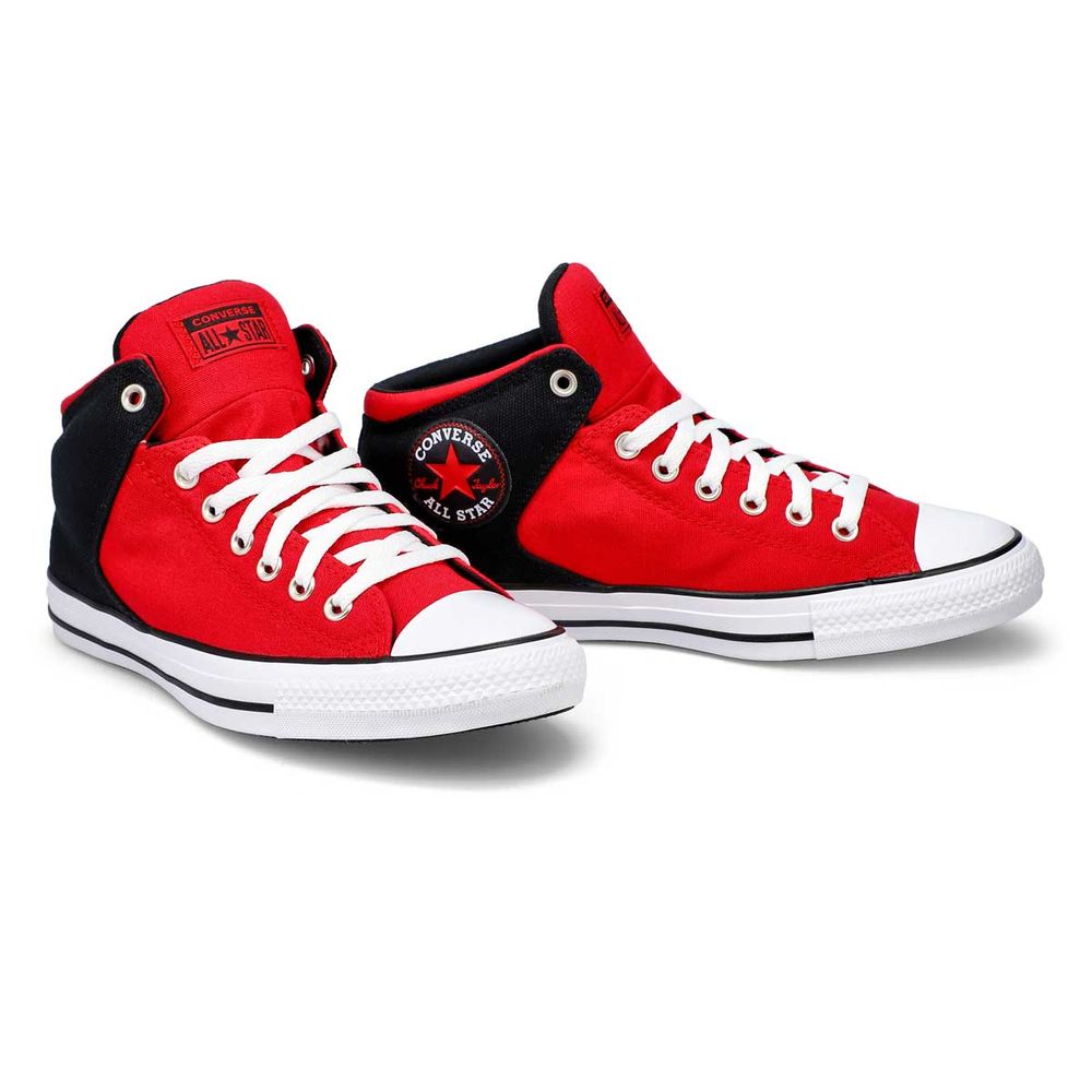 Mens Chuck Taylor All Star High Street Sneaker - Red/Black