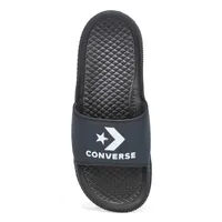 Womens All Star Casual Slide Sandal -  Black/White