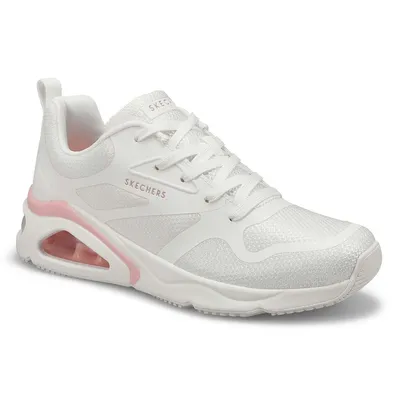 Womens Tres Air Elevated Air Sneaker - White/Pink