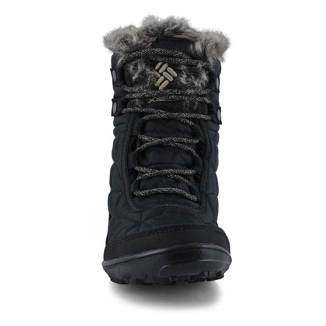 Womens Minx Shorty III Waterproof Winter Boot - Black/Black