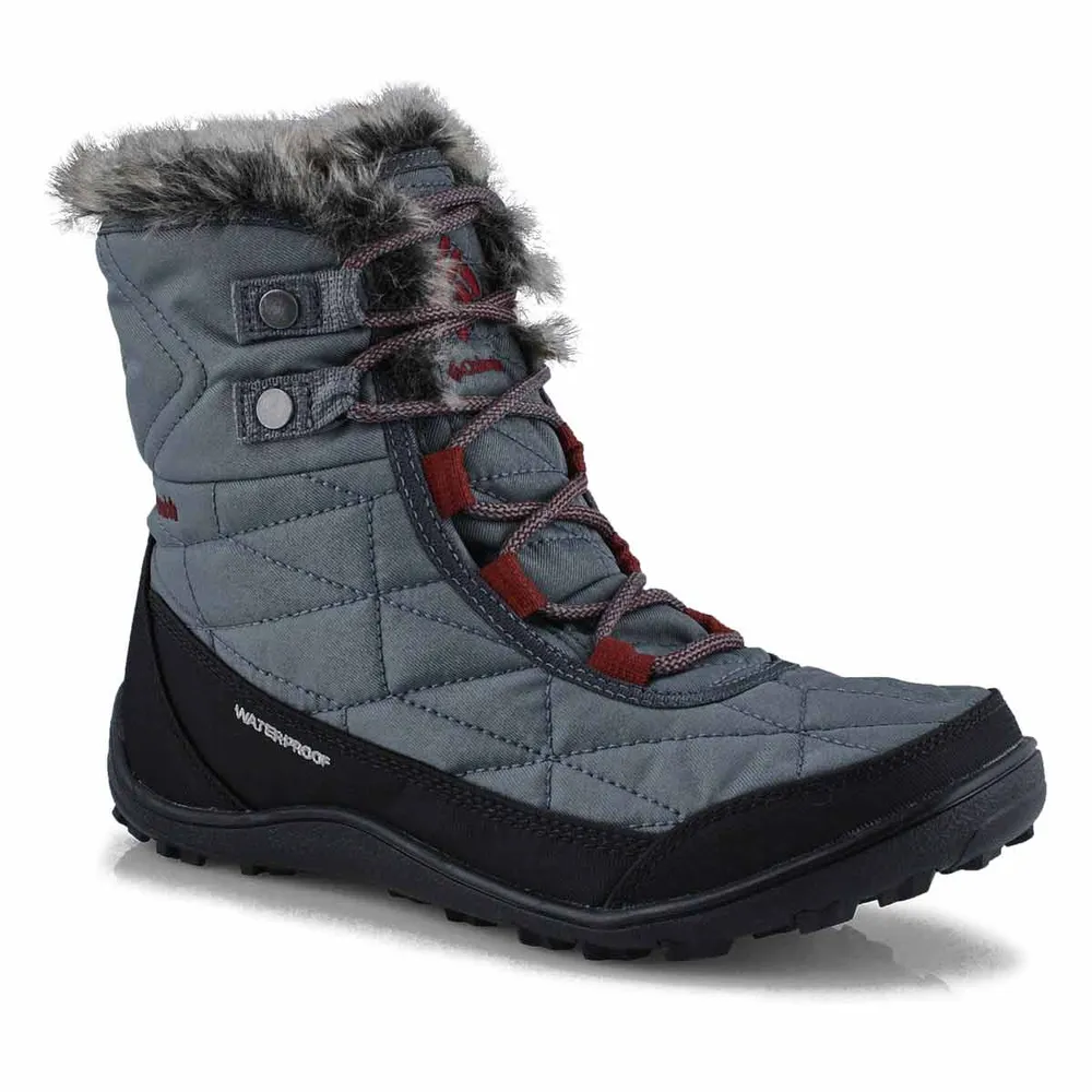 Womens Minx Shorty III Waterproof Winter Boot - Graphite