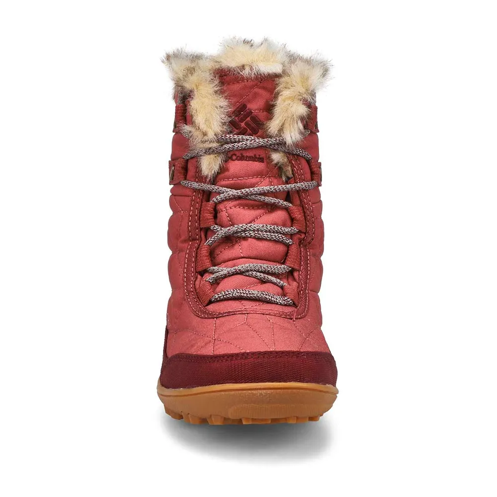 Womens Minx Shorty III Waterproof Winter Boot - Red